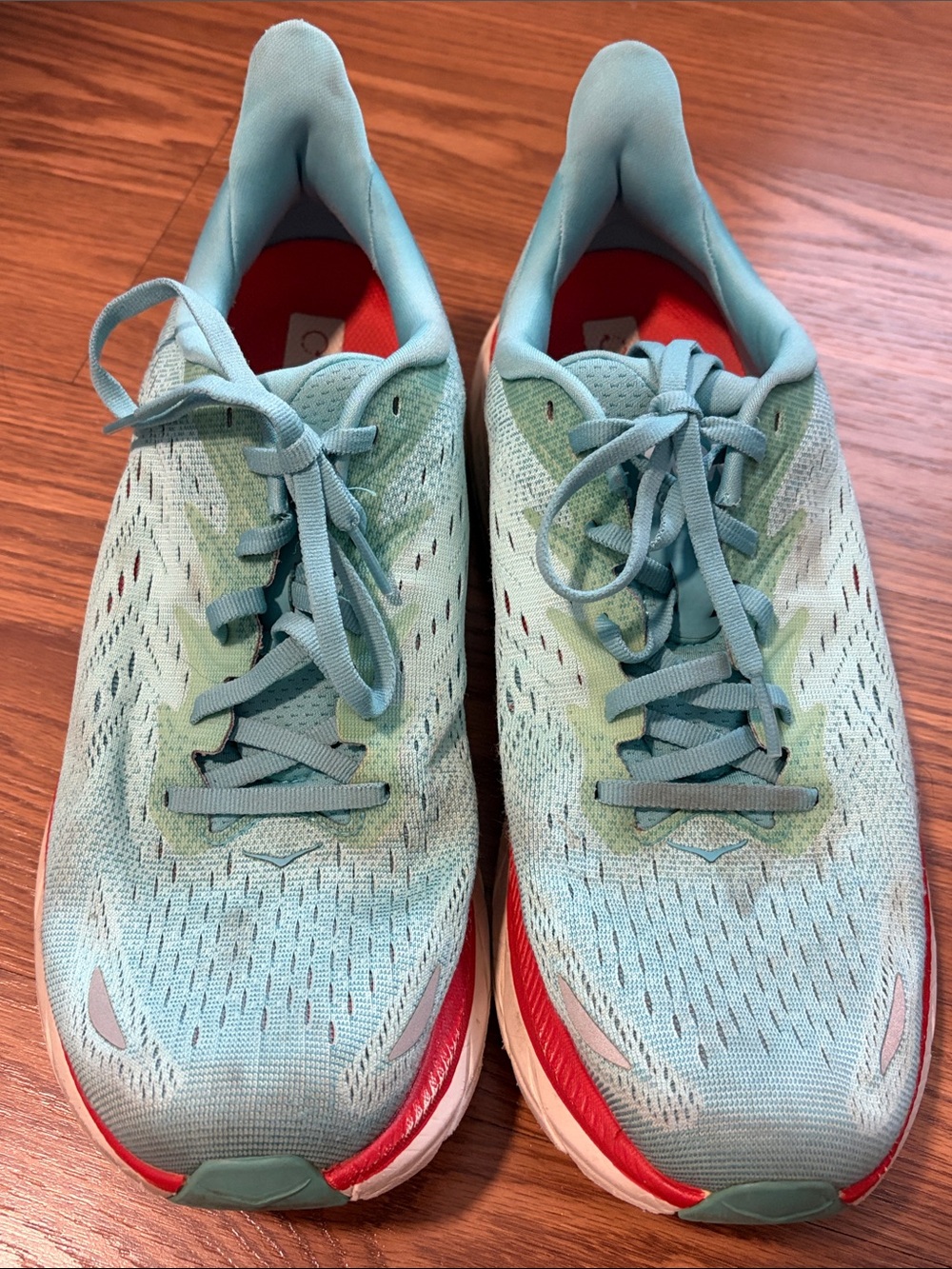 Women’s Hoka Clifton 8 Light Blue Running Sneakers - Comfortable Everyday